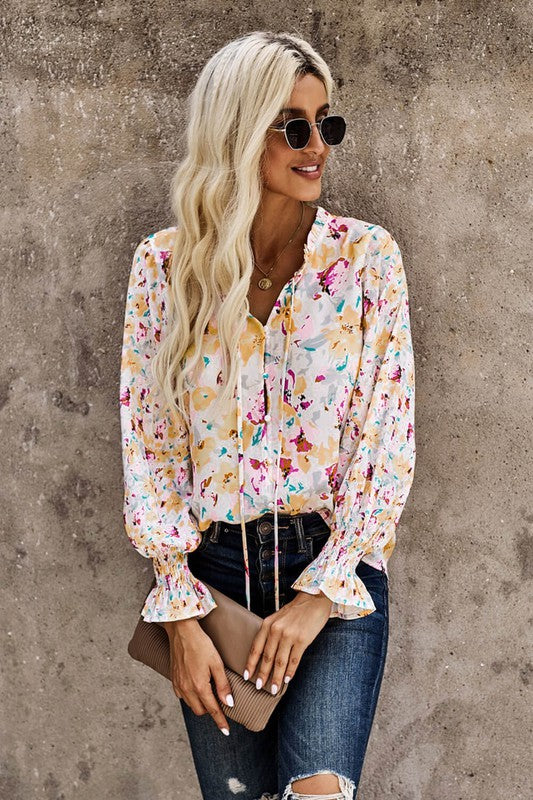 Floral Button Down