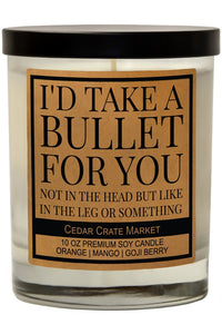 Take A Bullet Candle